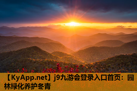 j9九游会登录入口首页：园林绿化养护冬青