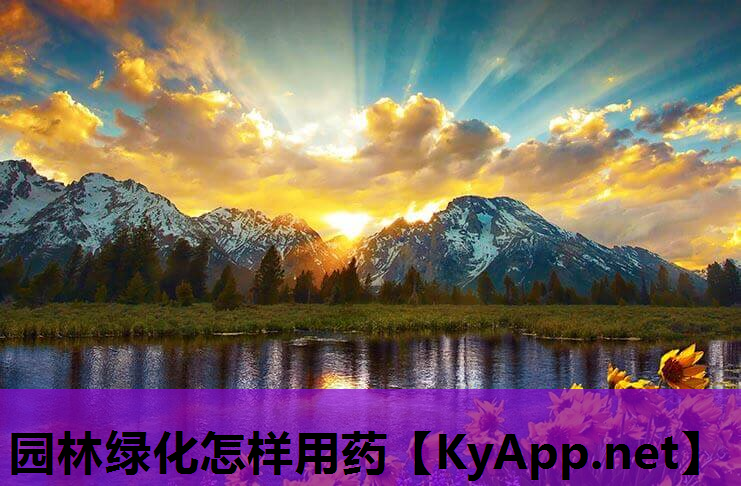 园林绿化怎样用药