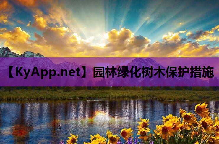 园林绿化树木保护措施