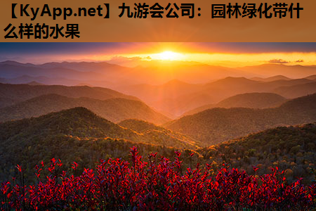 园林绿化带什么样的水果