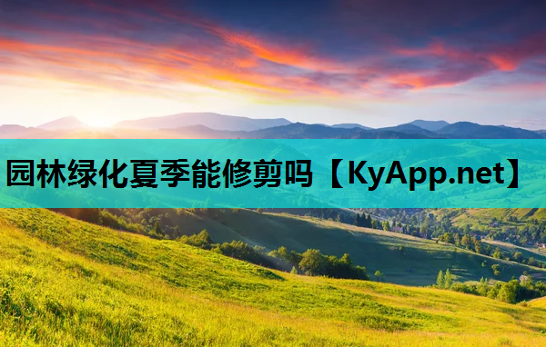 园林绿化夏季能修剪吗