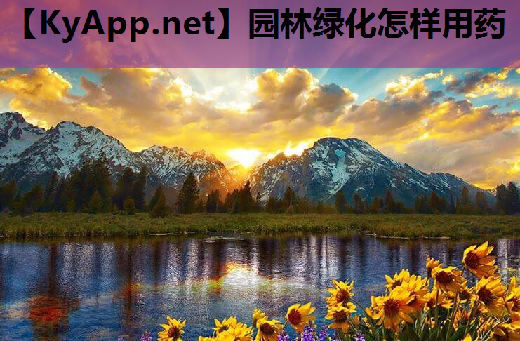 园林绿化怎样用药