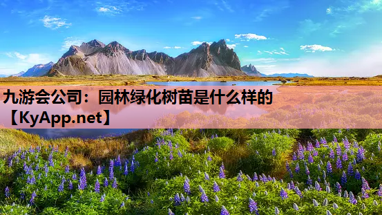 园林绿化树苗是什么样的
